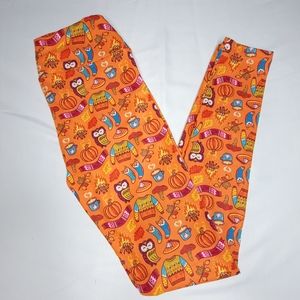 Charlies Project Leggings Women's Size 4-10 Fall Theme